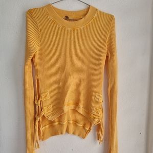 Free People Interlaken Thermal Hi Lo Top